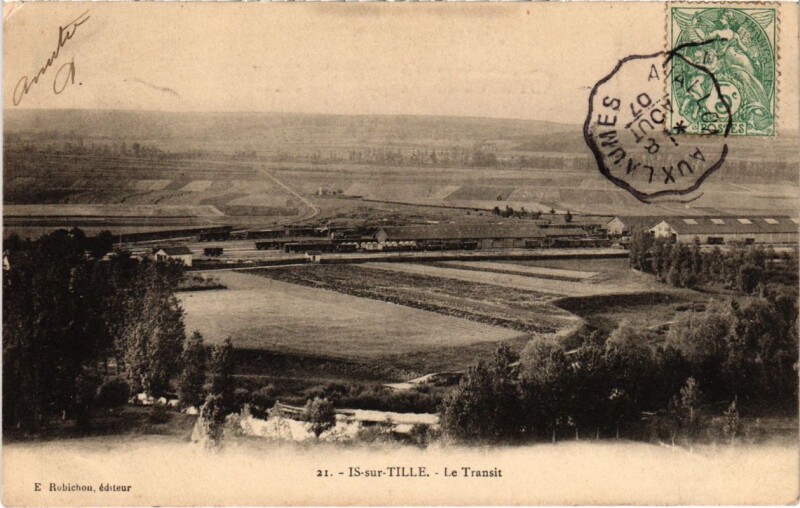Carte postale ancienne Is-sur-Tille - Le Transit à Is-sur-Tille