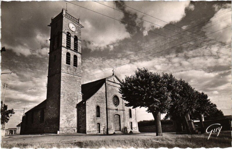 Carte postale ancienne Meulan - L'Eglise Saint-Nicolas