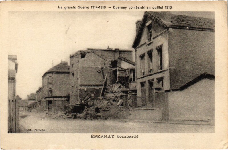 Carte postale ancienne Epernay bombrade