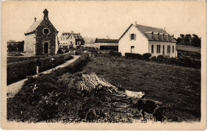 Carte postale ancienne Plougasnou - Ker-Louis et Ker-Maria à Plougasnou