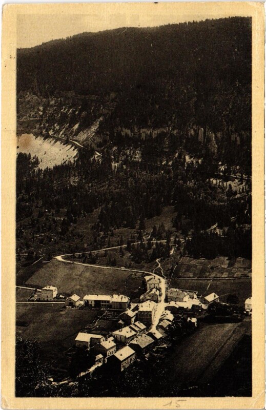 Carte postale ancienne MiJOUX - Vue d'ensemble à Mijoux