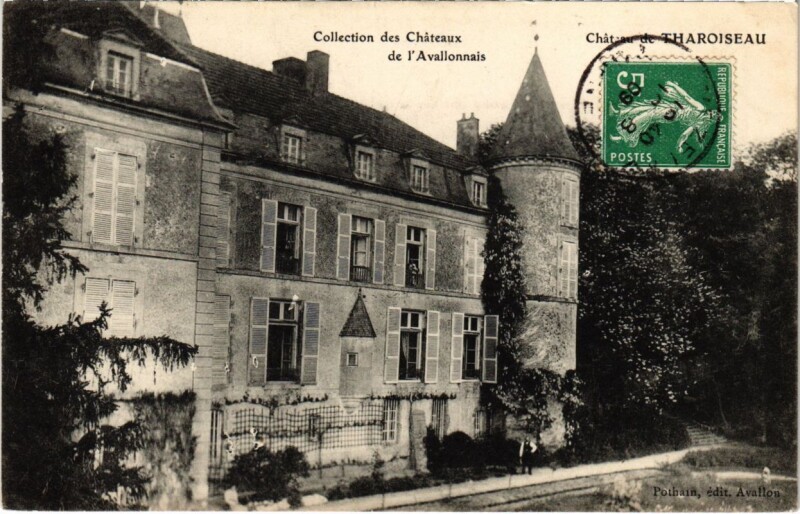 Carte postale ancienne Collection des Chateau de l'Avallonnais à Avallon