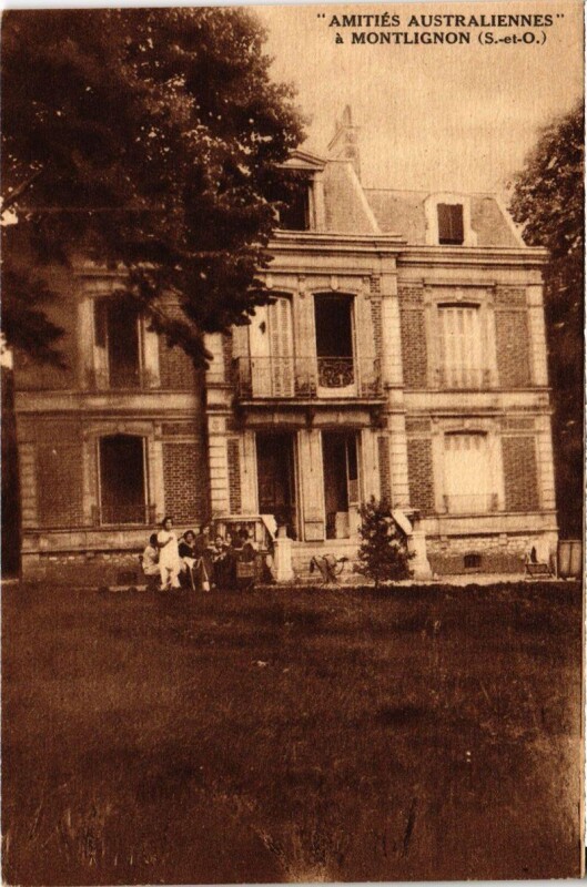 Carte postale ancienne Amities Australiennes a Montlignon à Montlignon