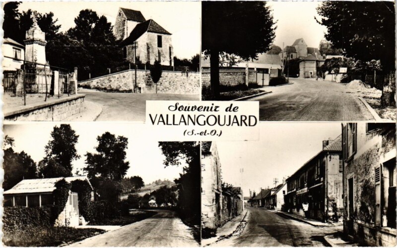 Carte postale ancienne Souvenir de Vallangoujard à Vallangoujard