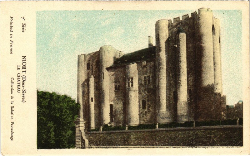 Carte postale ancienne Niort - Le Chateau à Niort