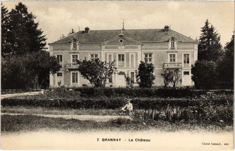 Carte postale ancienne Brannay - Le Chateau à Brannay