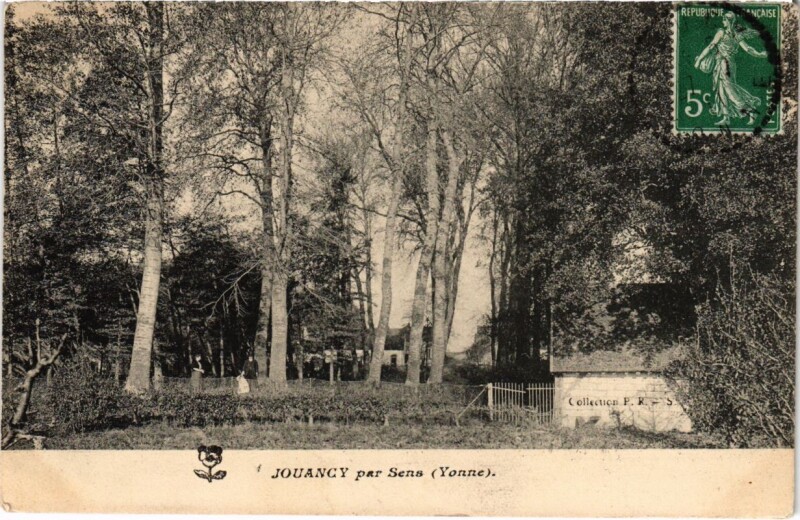 Carte postale ancienne Jouancy par Sens à Jouancy