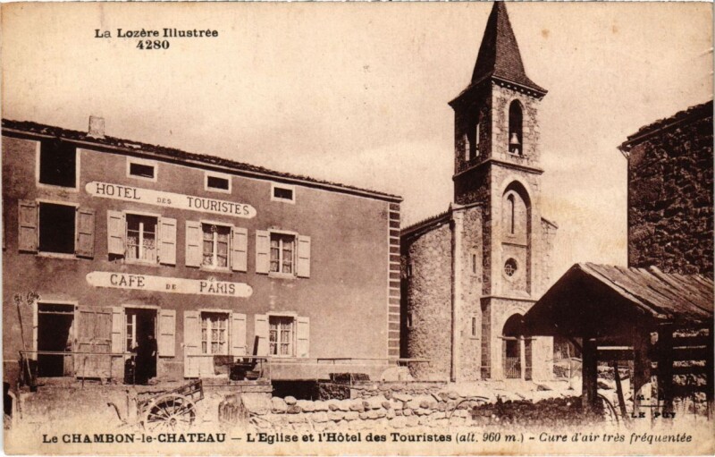 Carte postale ancienne La Lozere Illustrée - Le Chambon-le-Chateau