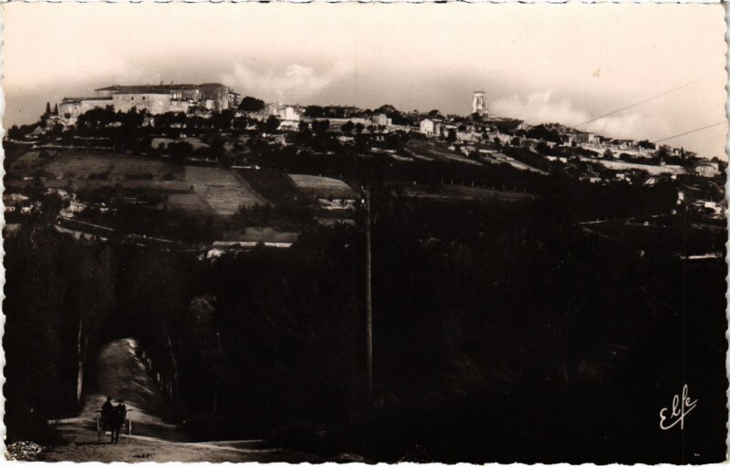 Carte postale ancienne Lectoure - Vue de la Cote de Terraube à Lectoure