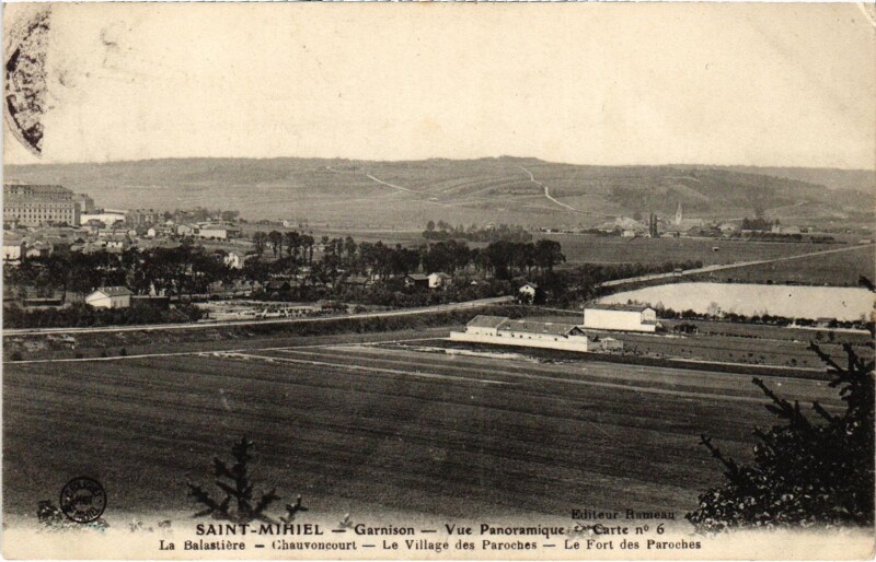 Carte postale ancienne Militaire Saint-Mihiel - Garnison - Vue Panoramique à Saint-Mihiel