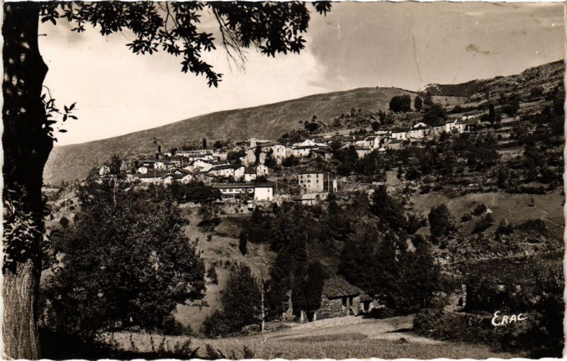 Carte postale ancienne Ax les Thermes- vue generale France à Ax-les-Thermes