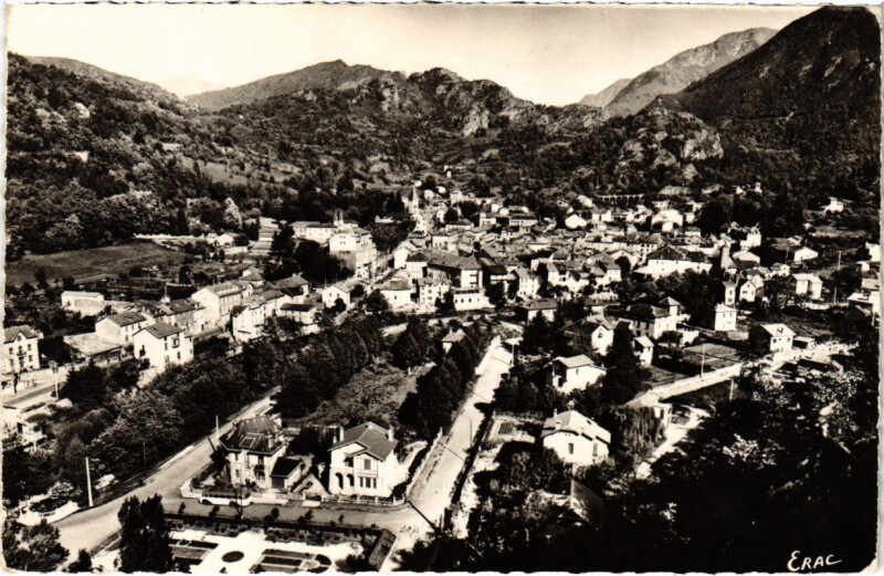 Carte postale ancienne Ax les Thermes- vue generale France à Ax-les-Thermes