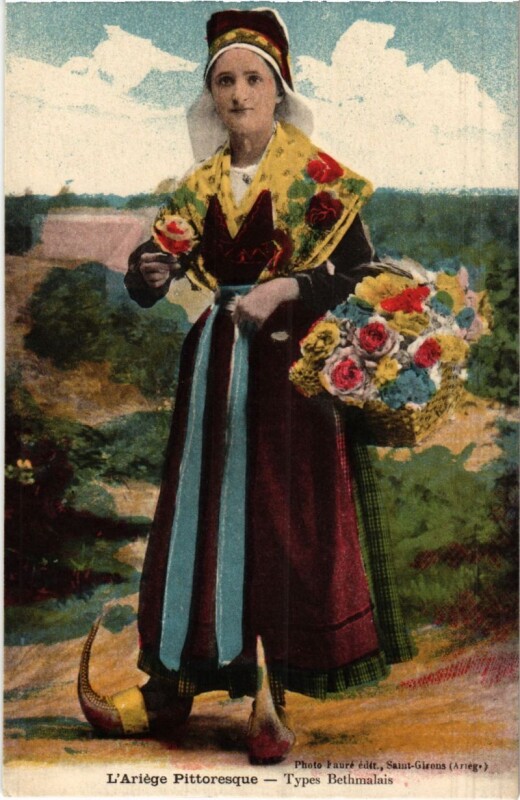 Carte postale ancienne Types Bethmalais France