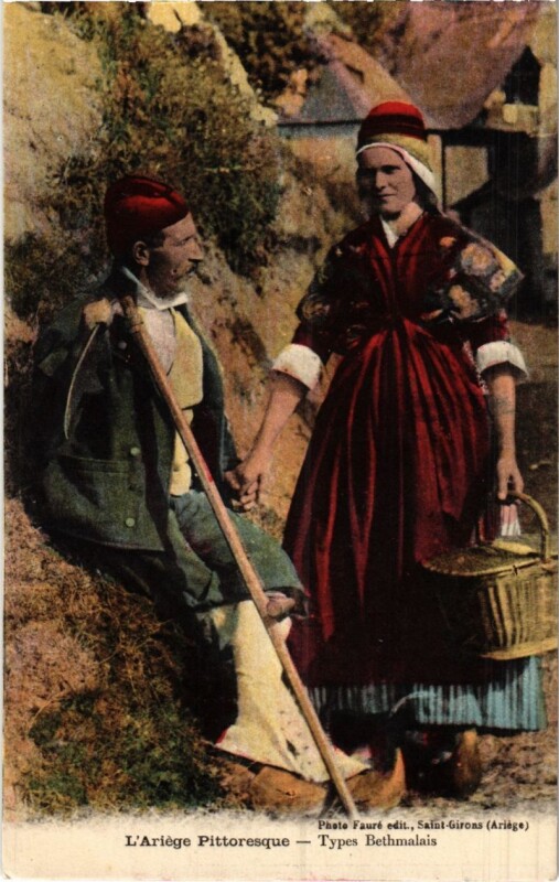 Carte postale ancienne Types Bethmalais France