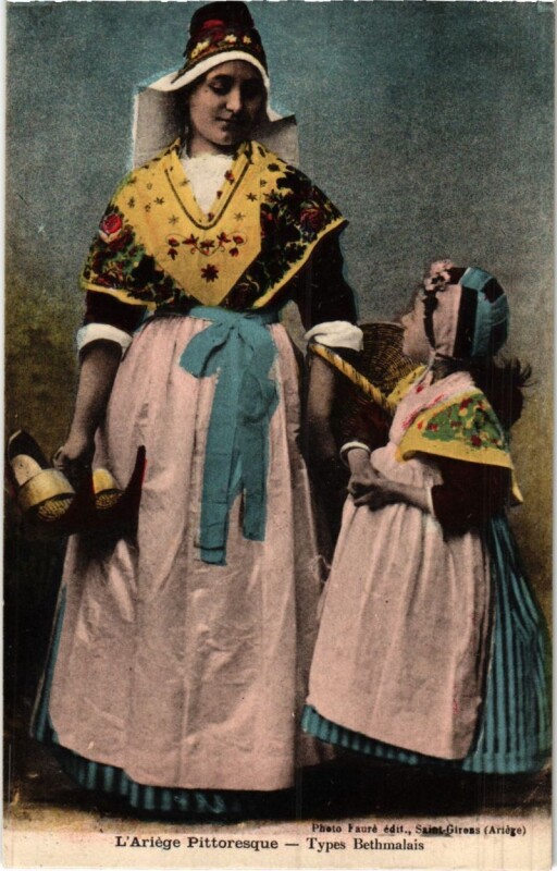 Carte postale ancienne Types Bethmalais France