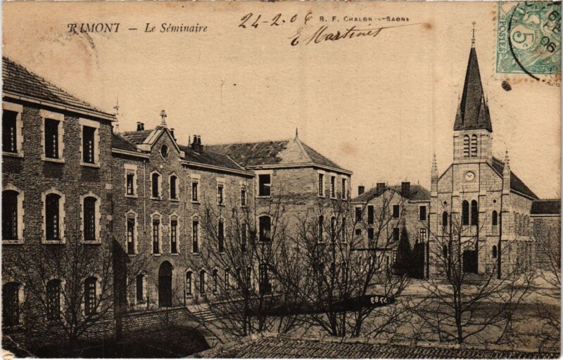 Carte postale ancienne Rimont- Le Seminaire France à Rimont