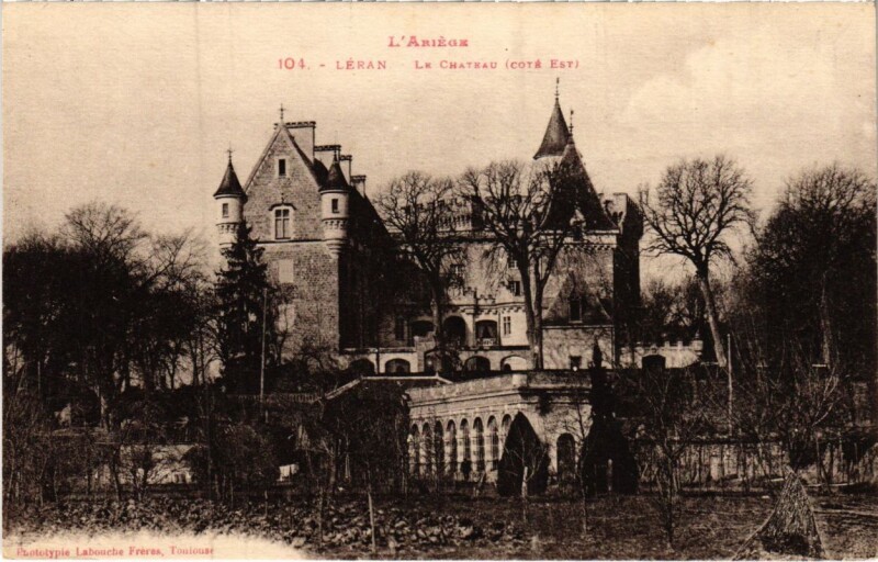 Carte postale ancienne Leran- Le Chateau France