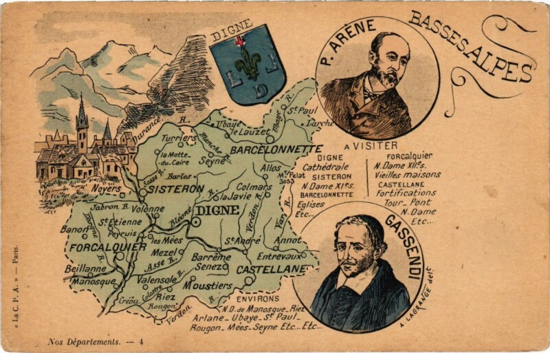 Carte postale ancienne Basses Alpes