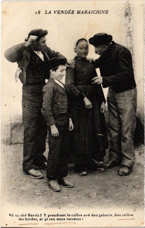 Carte postale ancienne La Vendée Maraichine