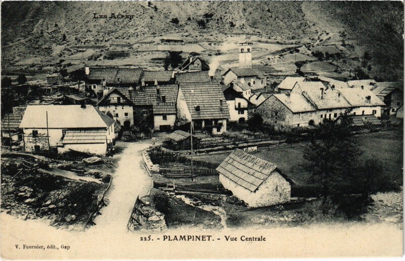 Carte postale ancienne Plampinet - Vue Centrale