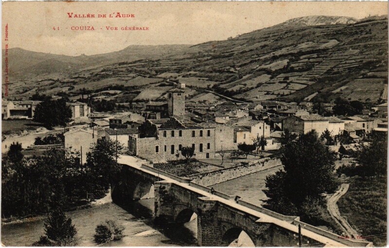 Carte postale ancienne Couzia - Vue Générale