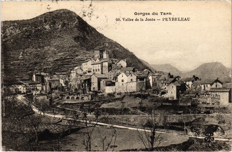 Carte postale ancienne Gorges du Tarn - Vallée de la Jonte - l'Eyreleau