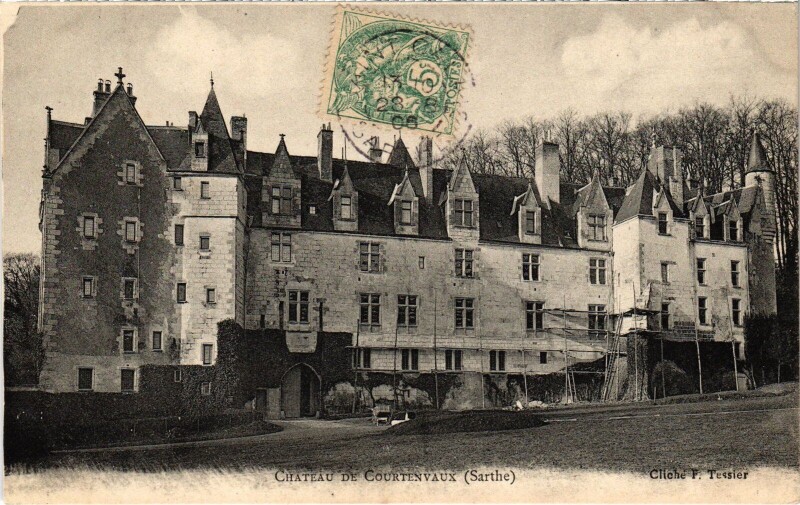 Carte postale ancienne Chateau de Courtenvaux