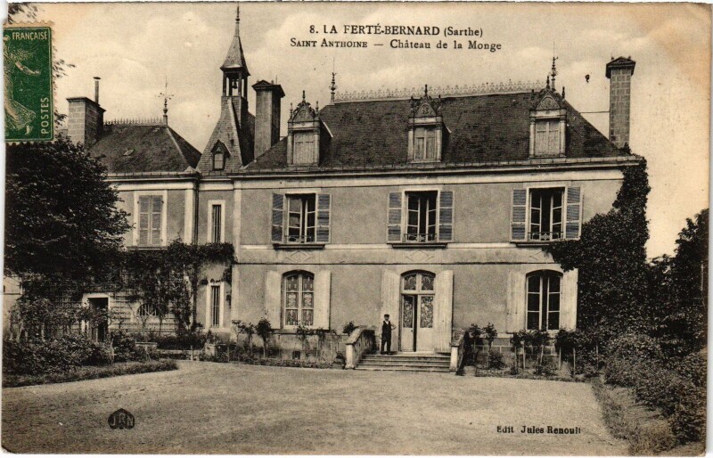 Carte postale ancienne La Ferte-Bernard - Saint Anthoine - Chateau de la Monge à La Ferté-Bernard