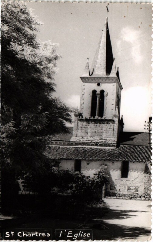 Carte postale ancienne St Chartres - l'Eglise
