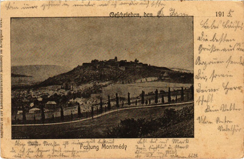 Carte postale ancienne Montmedy - Festung Montmedy à Montmédy