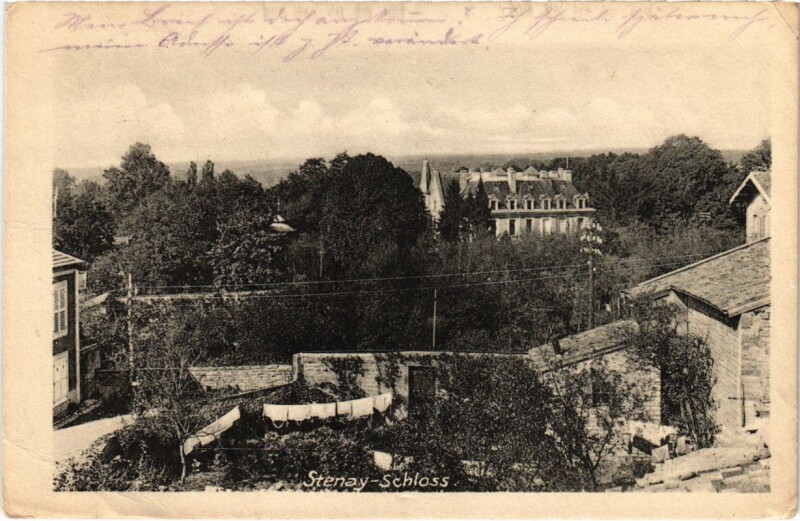 Carte postale ancienne Stenay - Chateau - Schloss à Stenay