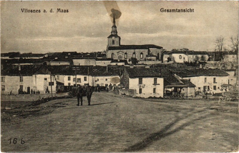 Carte postale ancienne Vilosnes a. d. Maas - Gesamtansicht