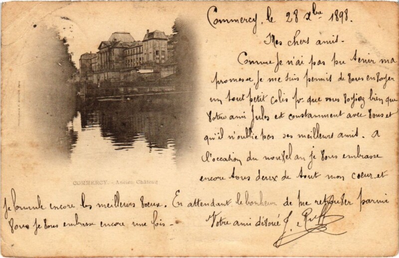 Carte postale ancienne Commercy - Ancien Chateau à Commercy