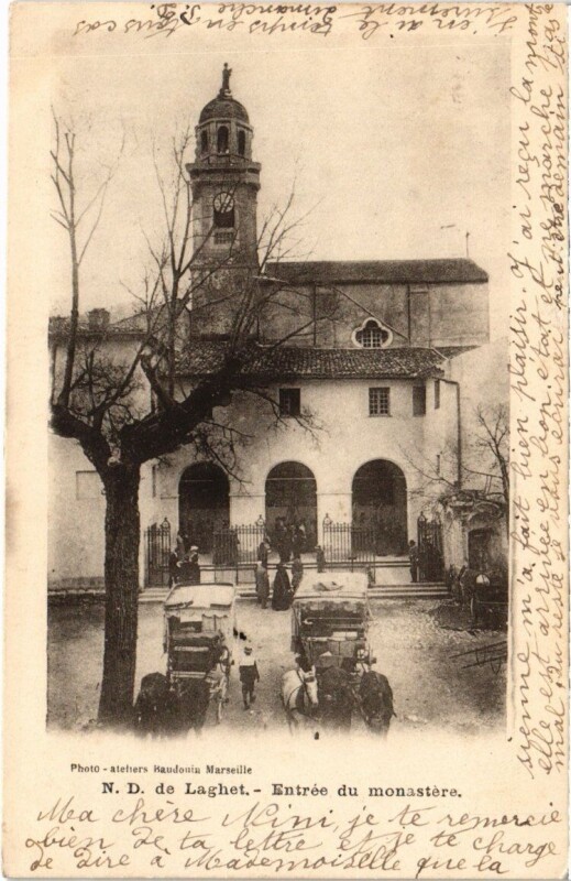 Carte postale ancienne Entrée du monastére