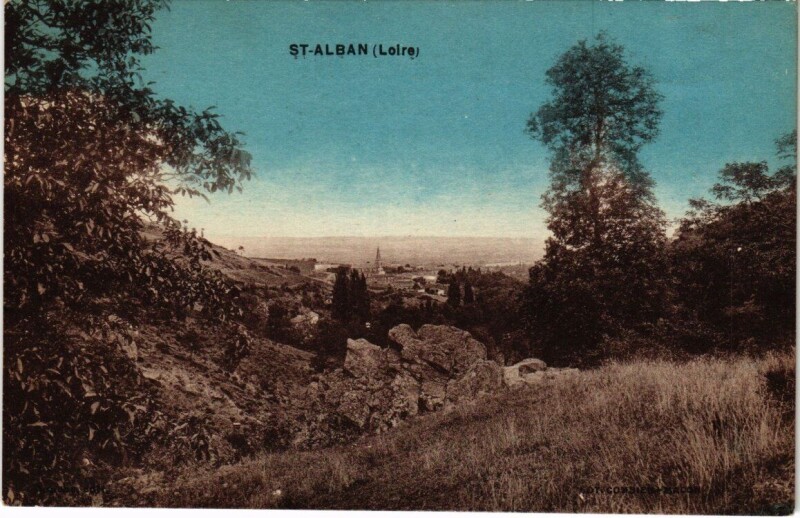 Carte postale ancienne Saint-Alban