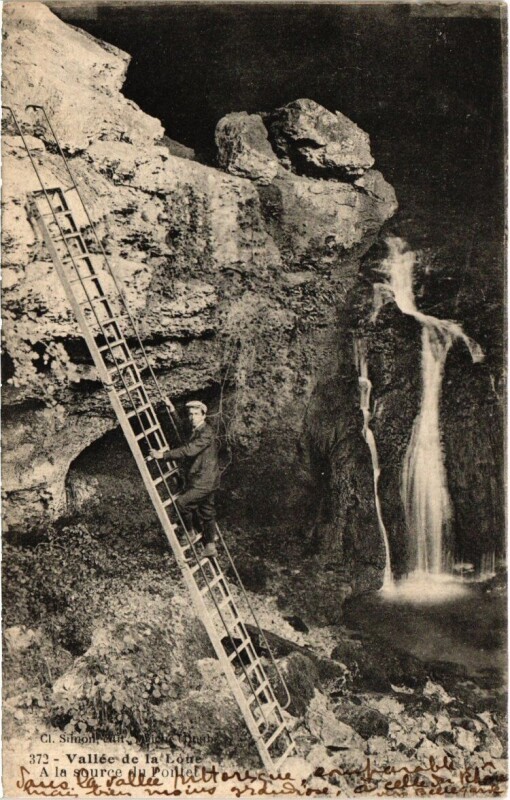 Carte postale ancienne Vallée de la Loue Source