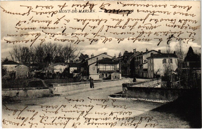 Carte postale ancienne Mont-de-Marsan à Mont-de-Marsan