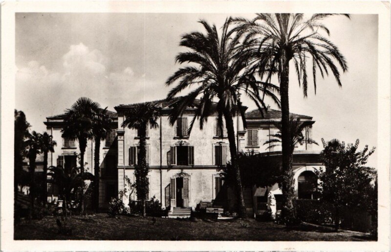 Carte postale ancienne Cannes Le Refuge des Cheminots Campestra-Facade Sud du Batiment à Cannes