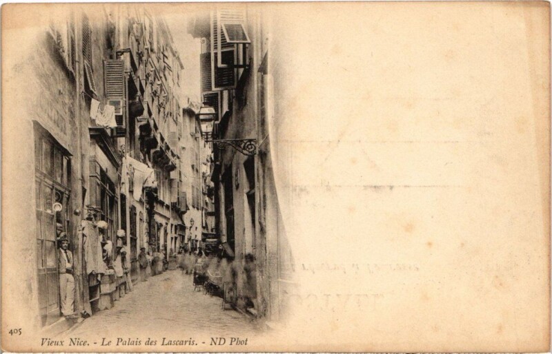 Carte postale ancienne Vieux Nice - Le Palais des Lascaris