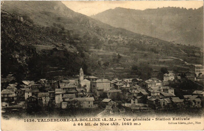 Carte postale ancienne Valdeblore-La-Bolline - Vue générale à Valdeblore