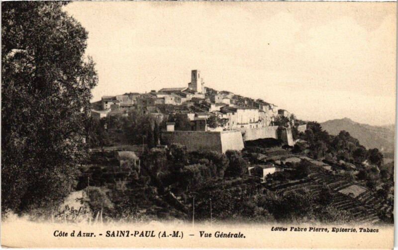 Carte postale ancienne Saint-Paul - Vue générale