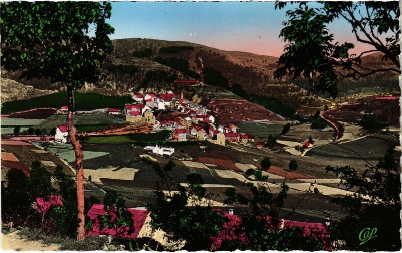 Carte postale ancienne Beuil - Vue générale à Beuil