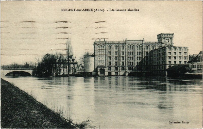 Carte postale ancienne Nogent-sur-Seine - Grands Moulins à Nogent-sur-Seine