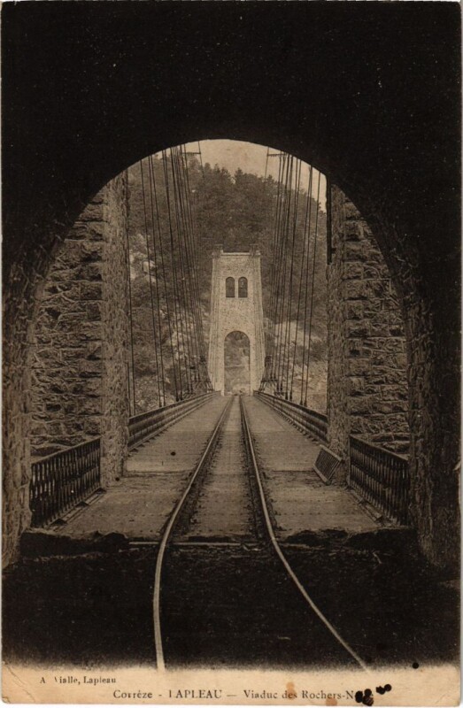 Carte postale ancienne Lapleau - Viaduc à Lapleau