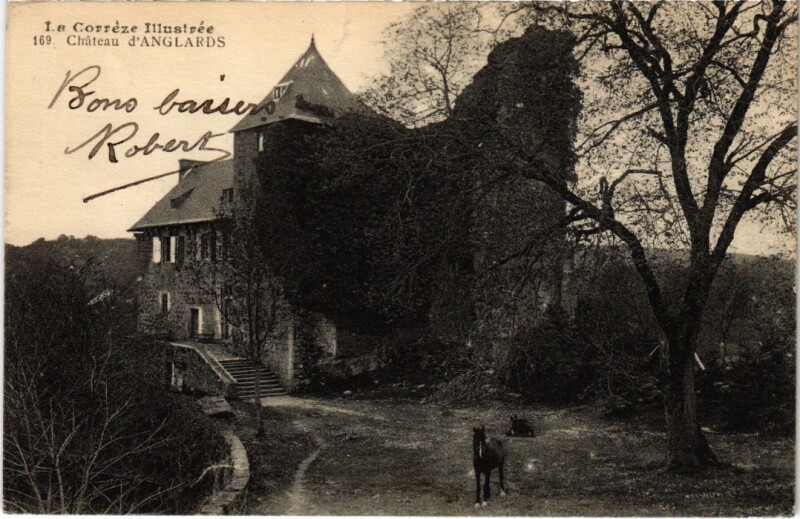 Carte postale ancienne Chateau d'Anglards