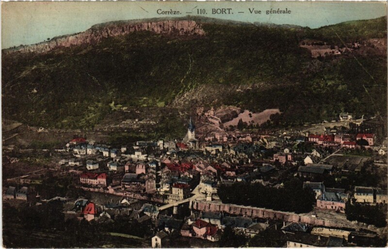 Carte postale ancienne Bort - Vue Generale