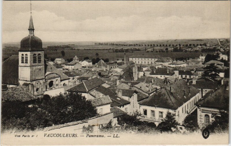 Carte postale ancienne Vaucouleurs - Panorama à Vaucouleurs