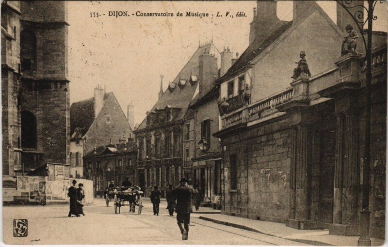 Carte postale ancienne Dijon - Conservatoire de Musique à Dijon