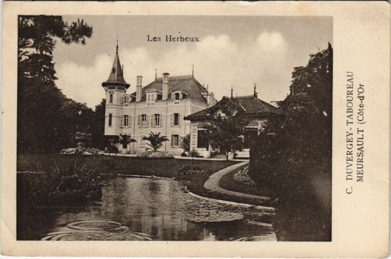 Carte postale ancienne Meursault - Les Herbeux à Meursault