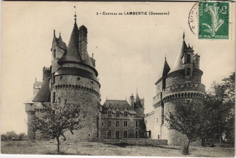 Carte postale ancienne Chateau du Lambertie